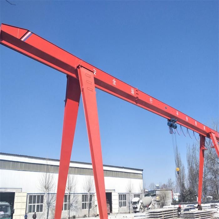 Soft Starting Stopping 8m Height 8T Building Gantry Crane