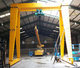 Single Beam Rubber Gantry Crane Travel 10 Ton Heavy Equipment High Reliability