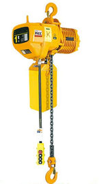 Yellow Color Motorised Chain Hoist 2T 3T 5T Lifting Usage Pendant Control