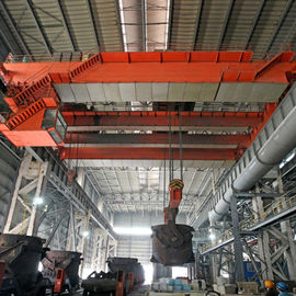 Metallurgy Melt Shop Double Beam Overhead Crane 70 Ton Electric Winch Lifting
