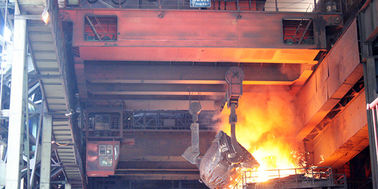 Metallurgy Melt Shop Double Beam Overhead Crane 70 Ton Electric Winch Lifting