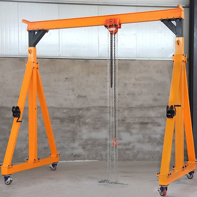 Aluminiowa mobilna suwnica bramowa Rozpiętość 3m-10m Wózek podnośnikowy